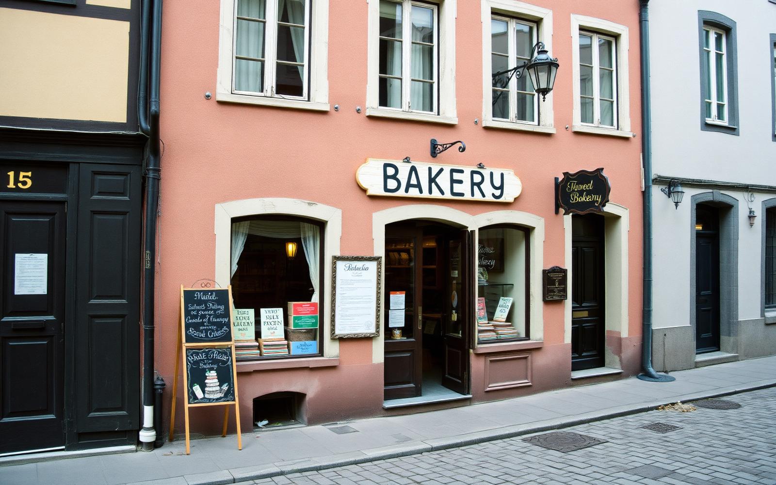 Fassade der alten Bäckerei am Markt